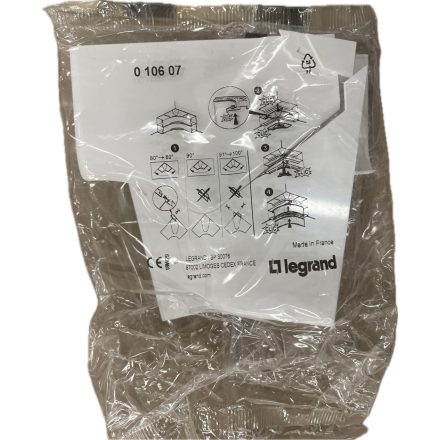 DLP belső könyök 65 mm mély 2 rekeszes csatornához