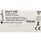 Süllyesztett LED mélysugárzó lámpatest, 24W (HASZNÁLT)