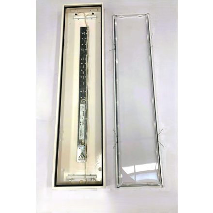 Süllyesztett fénycsöves lámpatest, 2x58W (HASZNÁLT)