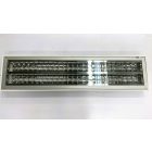 Mennyezeti fénycsöves tükrös fénycsőarmatúra,  2x18W, 1200mm (HASZNÁLT)
