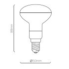 Avide halogén classic mini izzó E27-es foglalattal, 28W