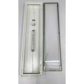 Süllyesztett fénycsöves lámpatest, 2x28W (HASZNÁLT)