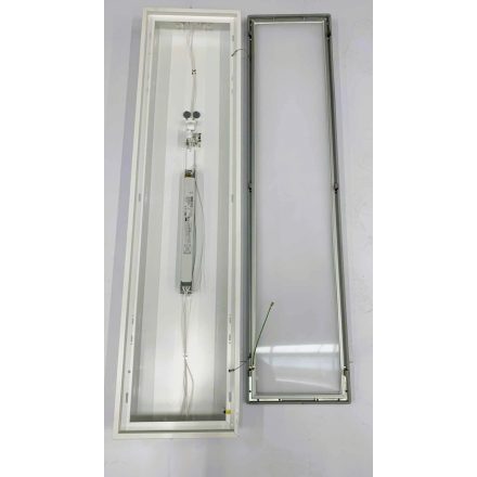 Süllyesztett fénycsöves lámpatest, 2x28W (HASZNÁLT)