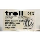 Süllyesztett fénycsöves lámpatest, 2x28W (HASZNÁLT)