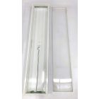 Süllyesztett fénycsöves lámpatest, 2x58W (HASZNÁLT)