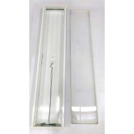 Süllyesztett fénycsöves lámpatest, 2x58W (HASZNÁLT)