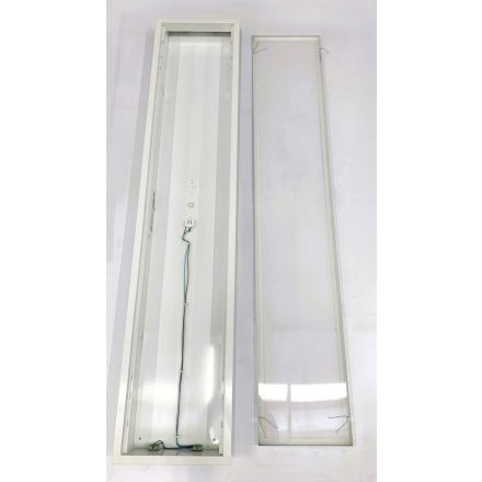 Süllyesztett fénycsöves lámpatest, 2x58W (HASZNÁLT)