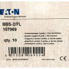 BBS-2/FL 2 pólusú síntartó 10-30mm lapos sínhez