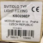 Mennyezeti fénycsöves lámpatest opál búrával, 2x36W, 1293mm (HASZNÁLT)
