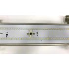 LED-es lámpatest műa. búrával, 36W, 1265mm (HASZNÁLT)