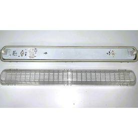   STAR-118 Fénycsöves lámpatest műanyag búrával, 18W (HASZNÁLT)