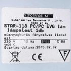 STAR-118 Fénycsöves lámpatest műanyag búrával, 18W (HASZNÁLT)