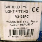 Por- és páramentes falon kívüli fénycsöves lámpatest, EVG, 1x35W, 1120x20mm (HASZNÁLT)