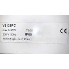 Por- és páramentes falon kívüli fénycsöves lámpatest, EVG, 1x35W, 1120x20mm (HASZNÁLT)