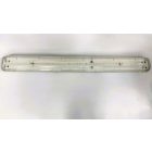 Por-és páramentes falon kívüli fénycsöves lámpatest, EVG, 2x36W, 1270x136x90mm (HASZNÁLT)