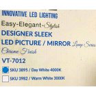 LED króm lámpatest, 13W, 640x55x185mm (HASZNÁLT)
